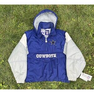 NWT Vintage Logo 7 Dallas Cowboys blue and white Jacket